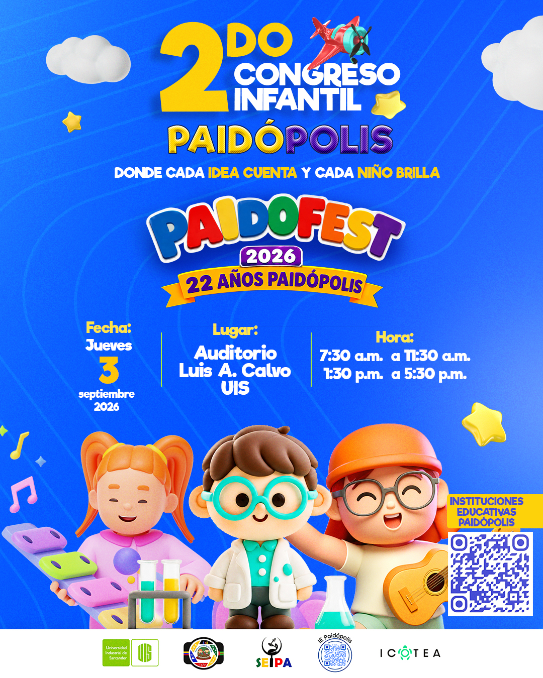 2.º Congreso Infantil Paidópolis 2026