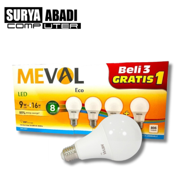 MEVAL LED 9W PAKET