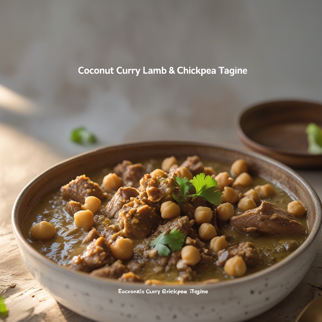 Instant Coconut Curry Lamb & Chickpea Tagine
