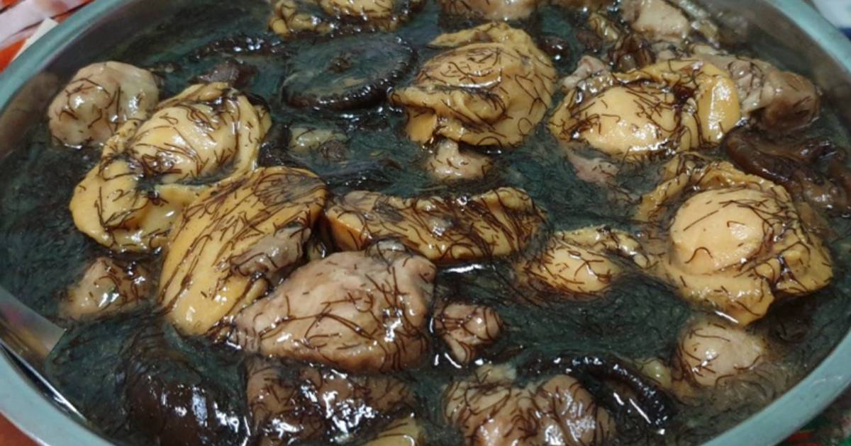 SP.0215 - Bào Ngư & Giò Heo Hầm Nấm Đông Cô Xốt Tóc Tiên