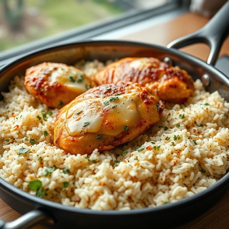 Oven-Baked Chicken & Rice Healthy One-Pan Meal – Easy, Quick & Homemade Dinner