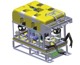 A digital simulation platform with human-interactive immersive design for navigation, motion, and teleoperated manipulation of work-class remotely operated vehicle