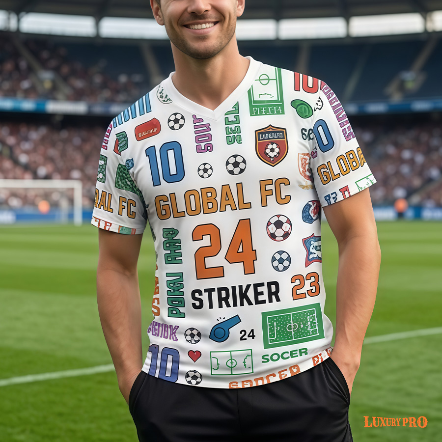 AOP MEG Summer Football Jersey