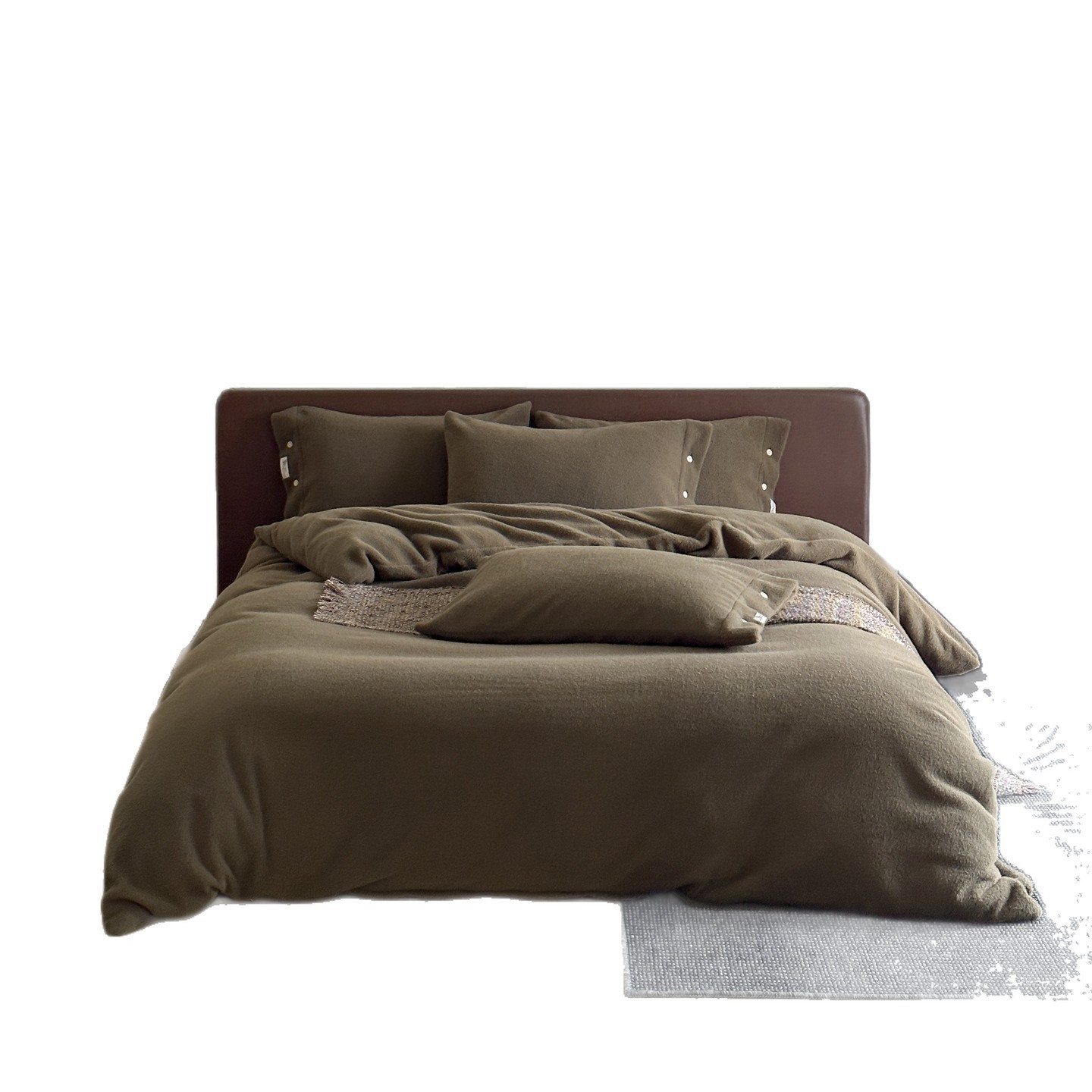 Elegant winter bedding set, cashmere look, warm