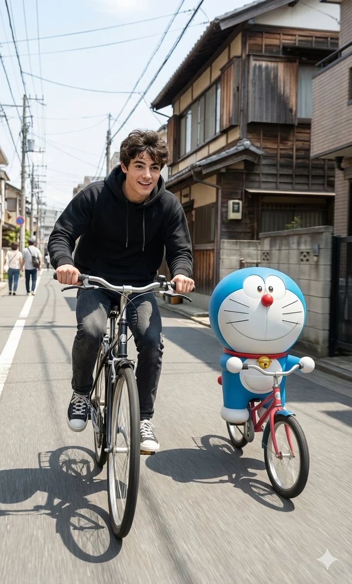 Fotografía de ciclismo callejero japonés