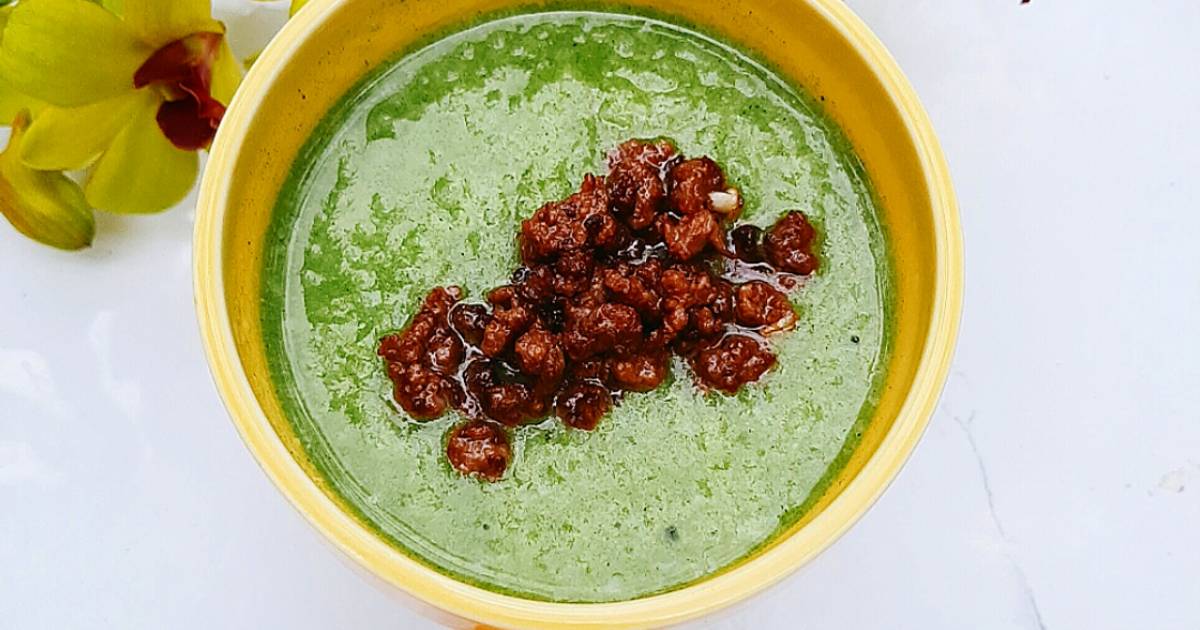 Cháo chùm ngây thịt bò