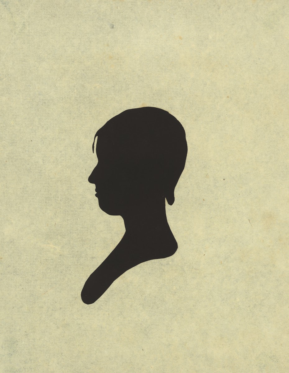 Silhouette of woman facing left no 3 1761 1827