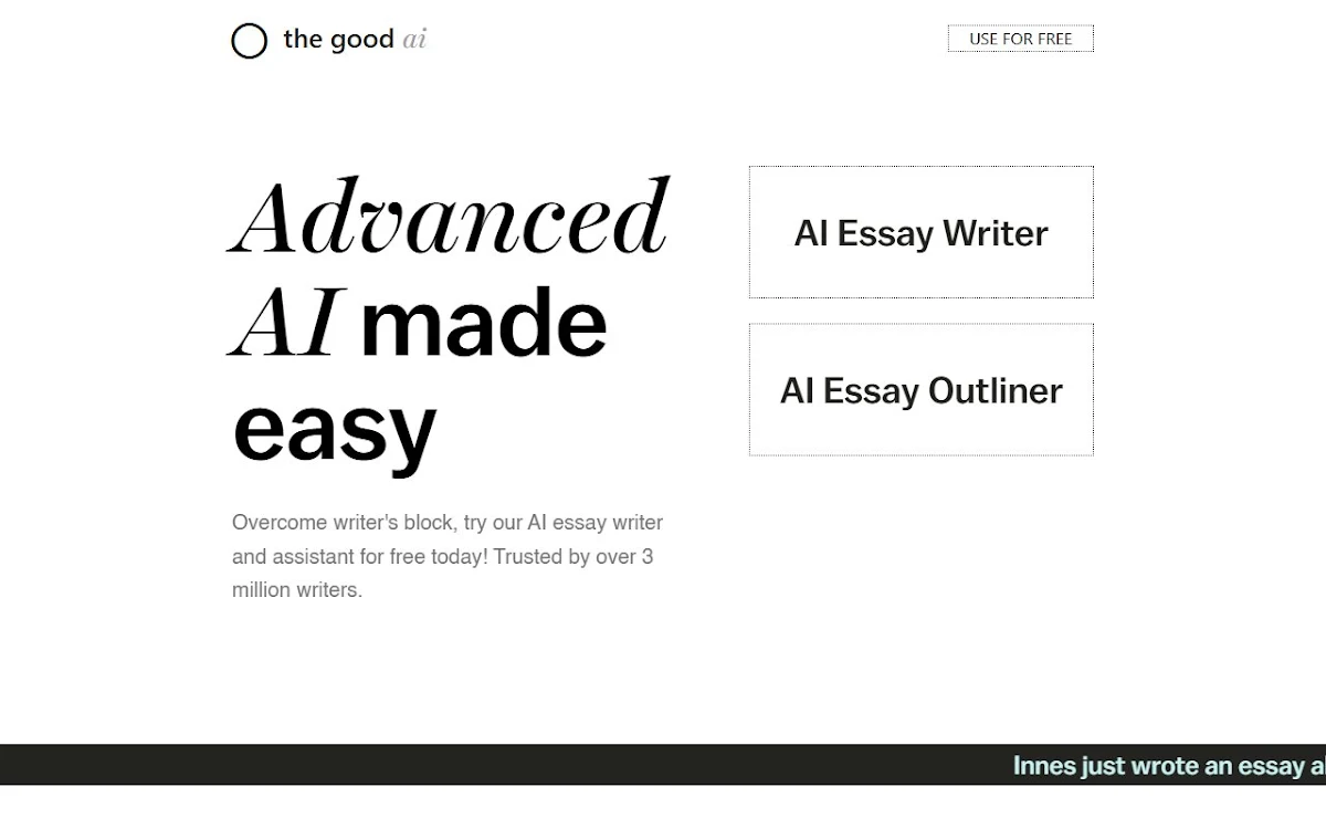 Captura de Good-AI-Writer