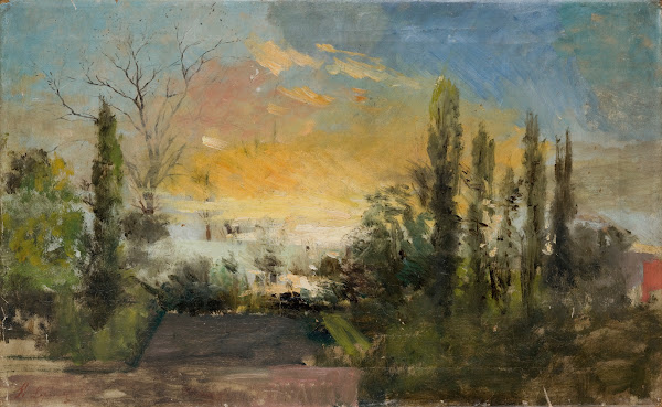 Landscape from Rabka before 1884