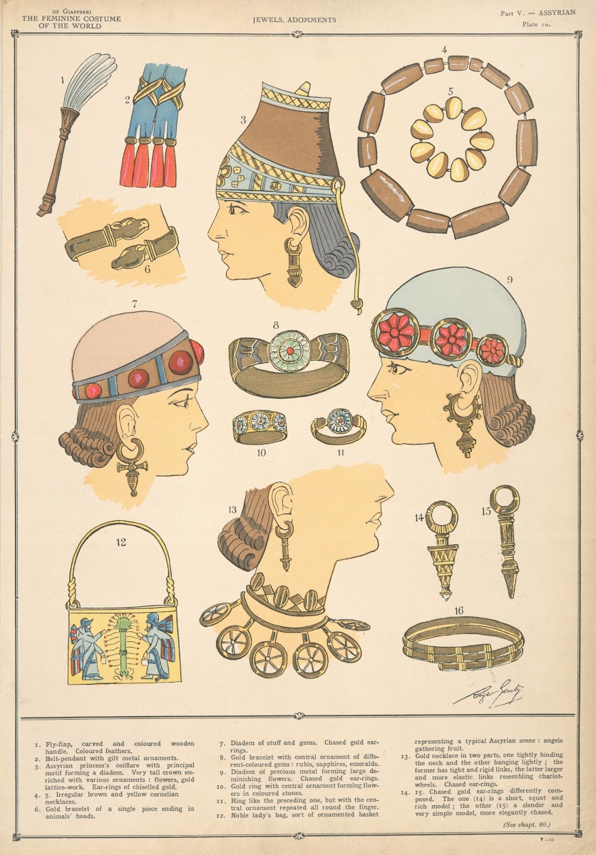 Assyrian  Jewels  adomments 1926 1927
