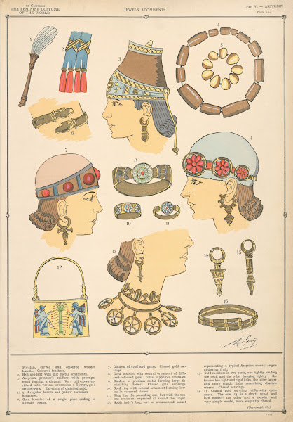 Assyrian  Jewels  adomments 1926 1927