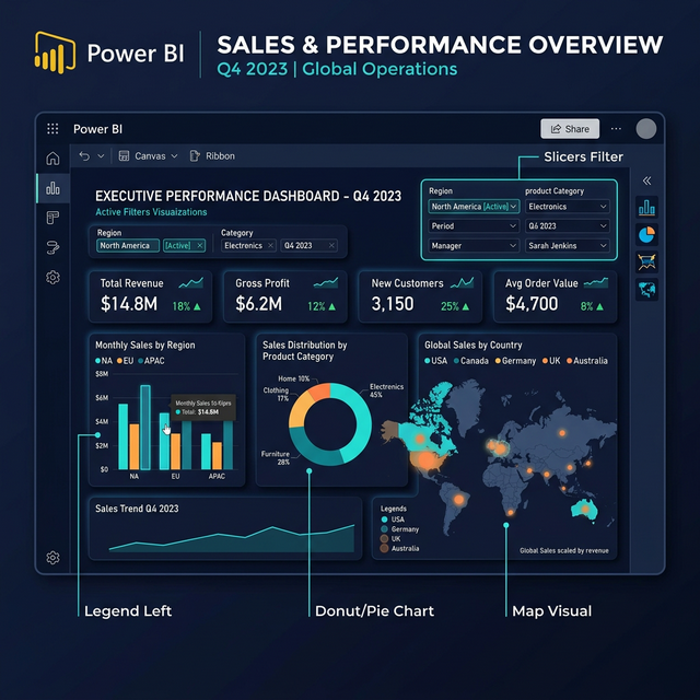 Power BI Dashboard cho người mới