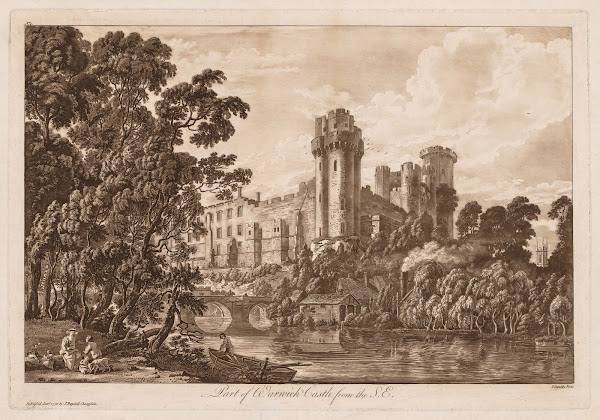 Part of Warwick Castle from the South East 1776