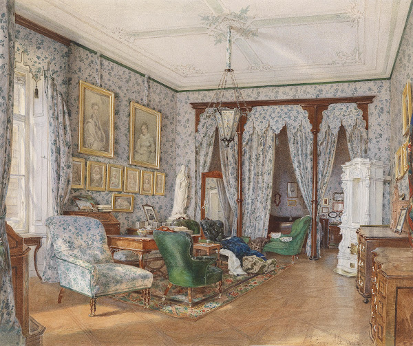 Schreibzimmer Schloss Vukovar 1866