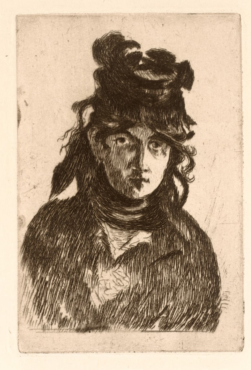 Portrait of Berthe Morisot 1872