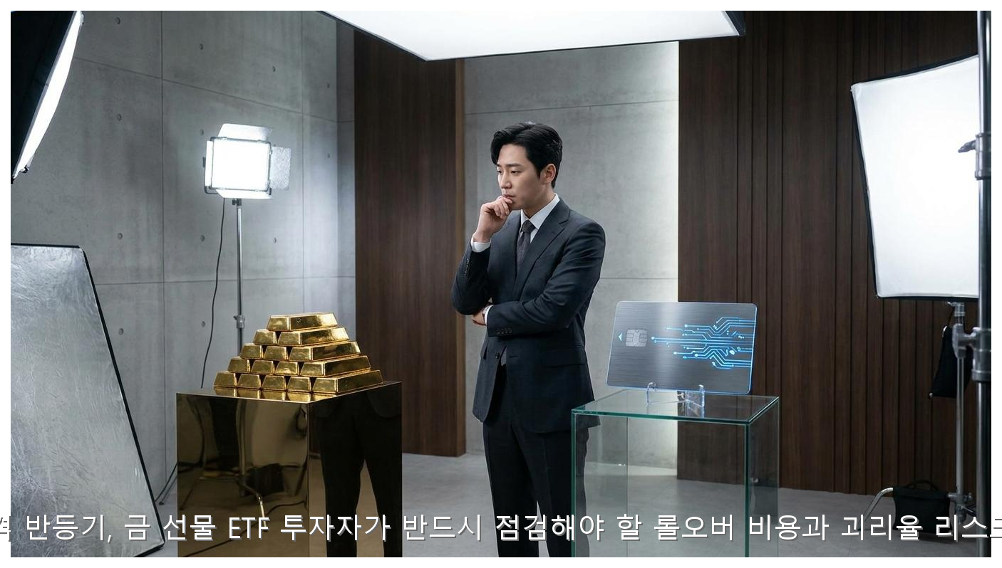 금 가격 반등기, 금 선물 ETF 투자자가 반드시 점검해야 할 롤오버 비용과 괴리율 리스크 분석 핵심 안내 및 분석 인포그래픽 (6)