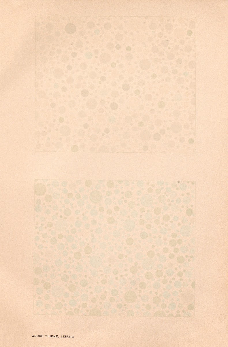 Stillings pseudo isochromatic plates for testing color perception Pl26 1929