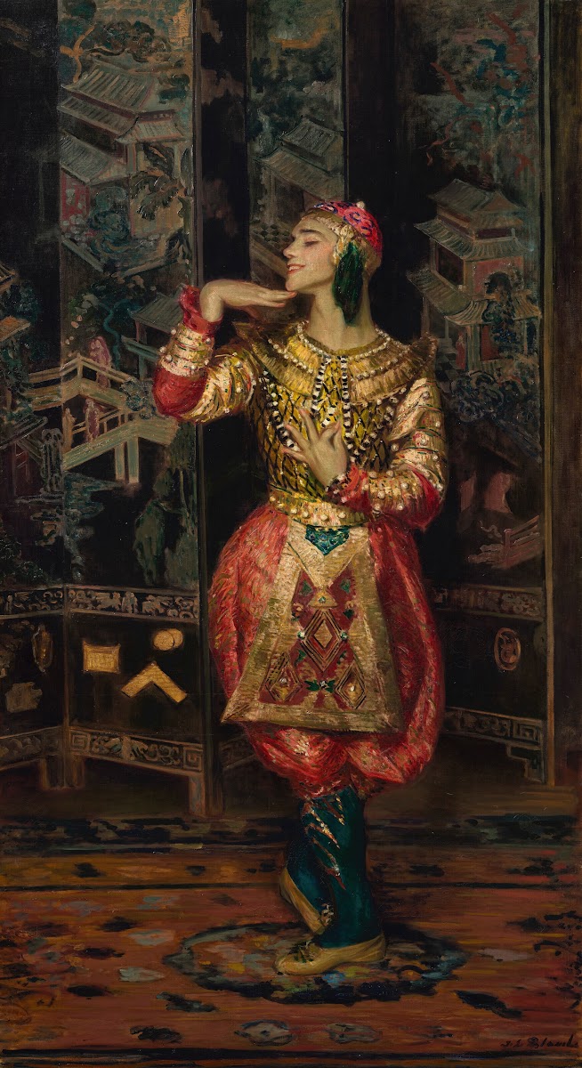 Vaslav Nijinsky in Danse Siamoise circa 1911