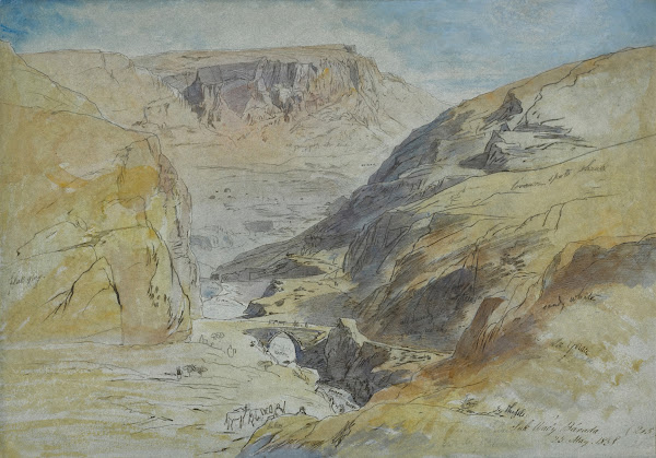 The Gorge at Suk Wady Barada Lebanon 1858