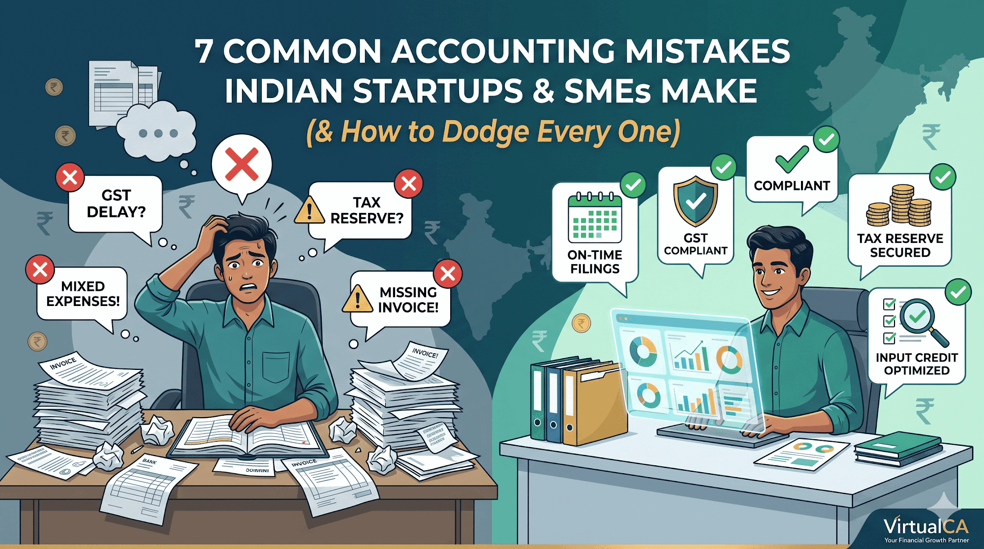 7 Accounting Mistakes Indian Startups Make
