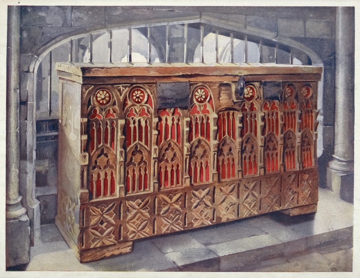 Fourteenth century buttressed coffer 1910   1911