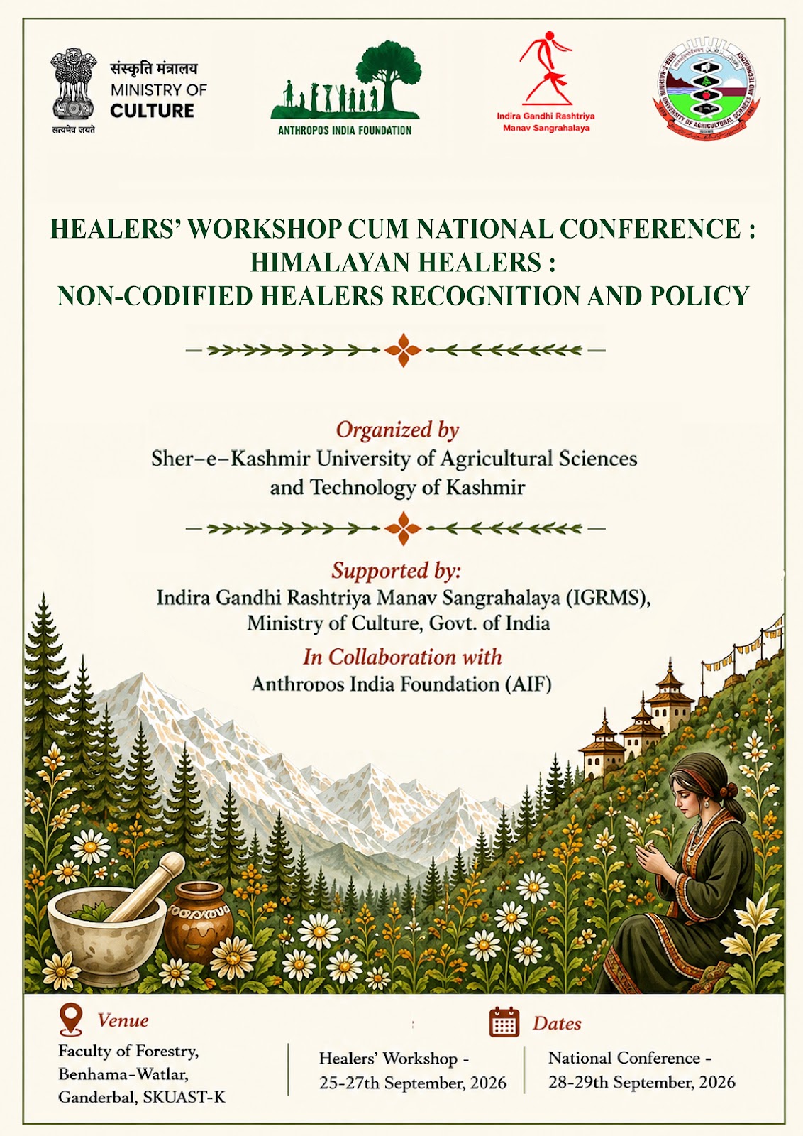 Himalayan Healers National Conference poster