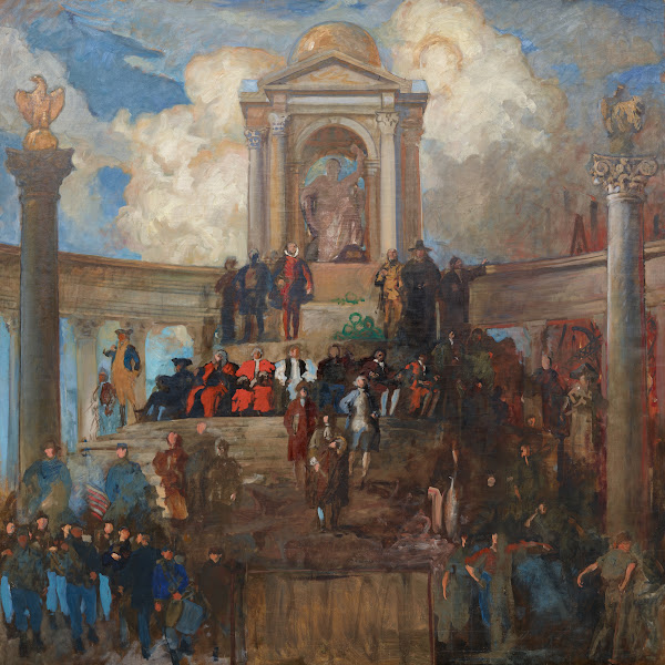 Study for The Apotheosis of Pennsylvania House of Representatives Chamber Pennsy