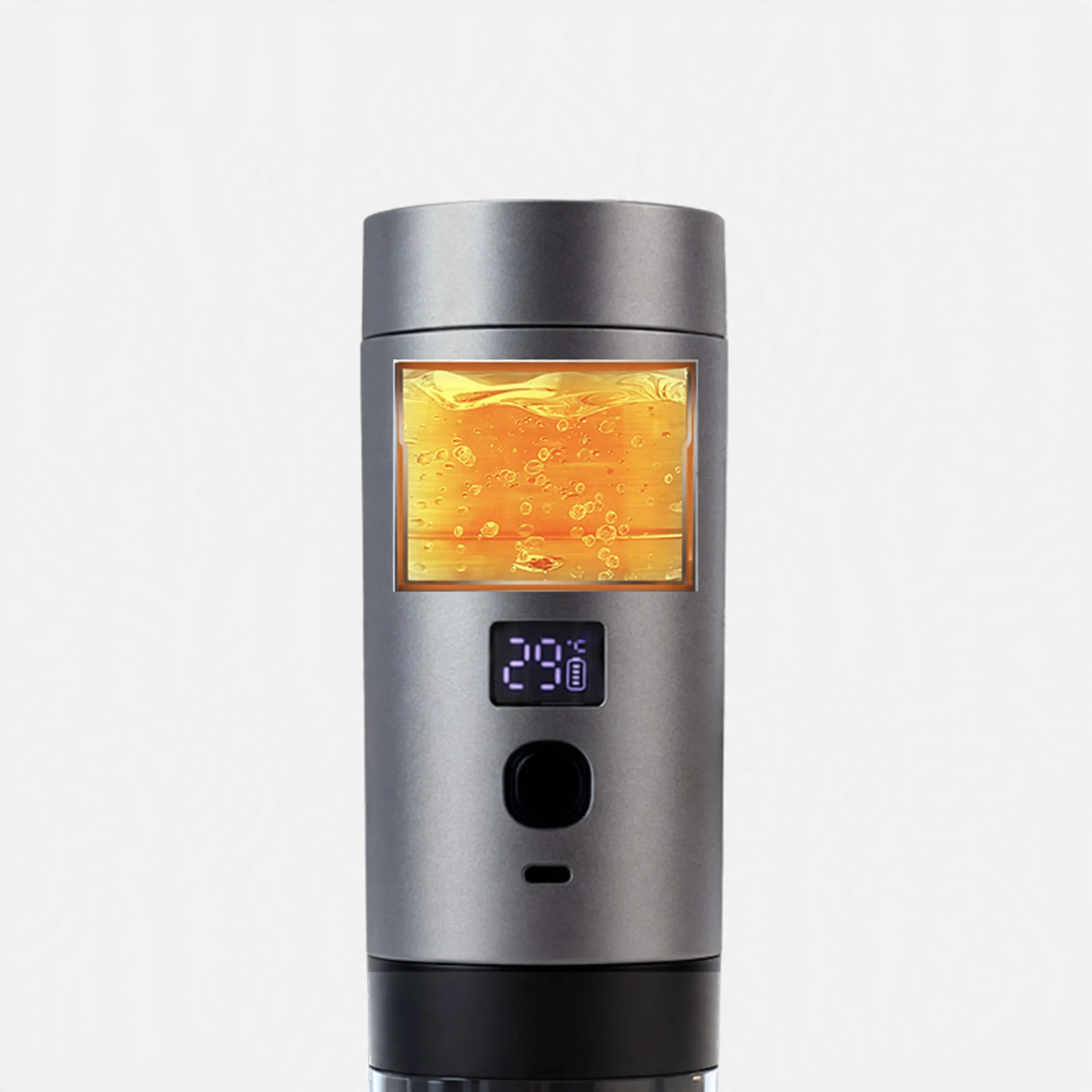 Portable capsule espresso machine with battery and heating function