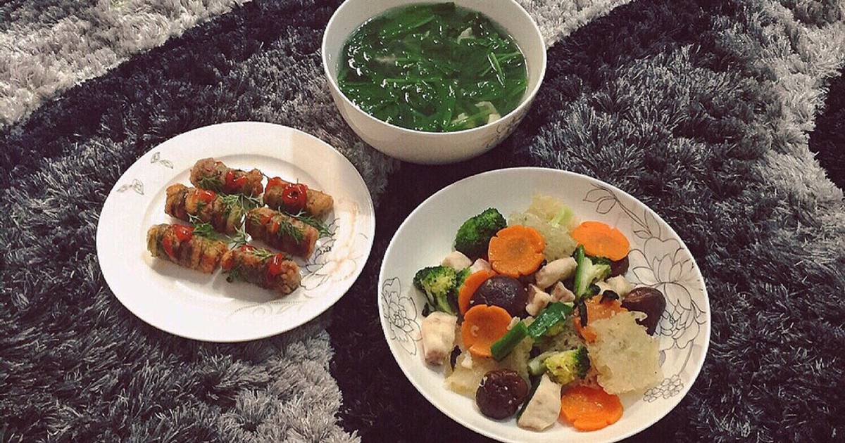 Cá cuốn thịt chiên giòn