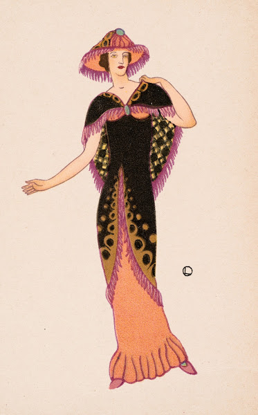 Nr 855 Modekarte 1912