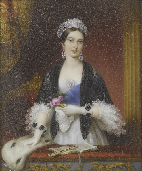 Queen Victoria At The Theatre