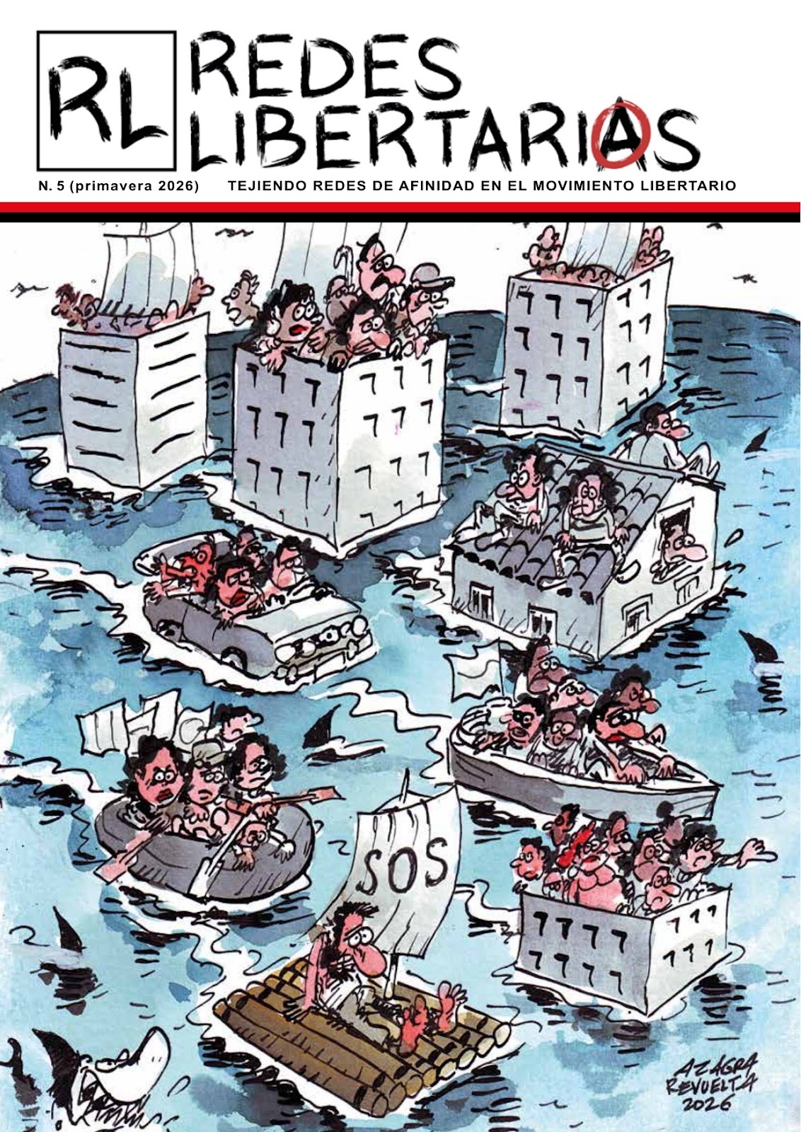 Redes Libertarias n.º 5, portada