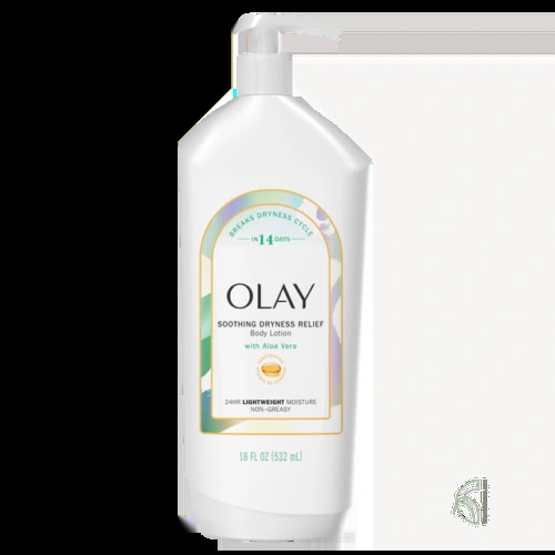 Olay Soothing Dryness Relief Body Lotion with Aloe Vera 18FL OZ (532ml)