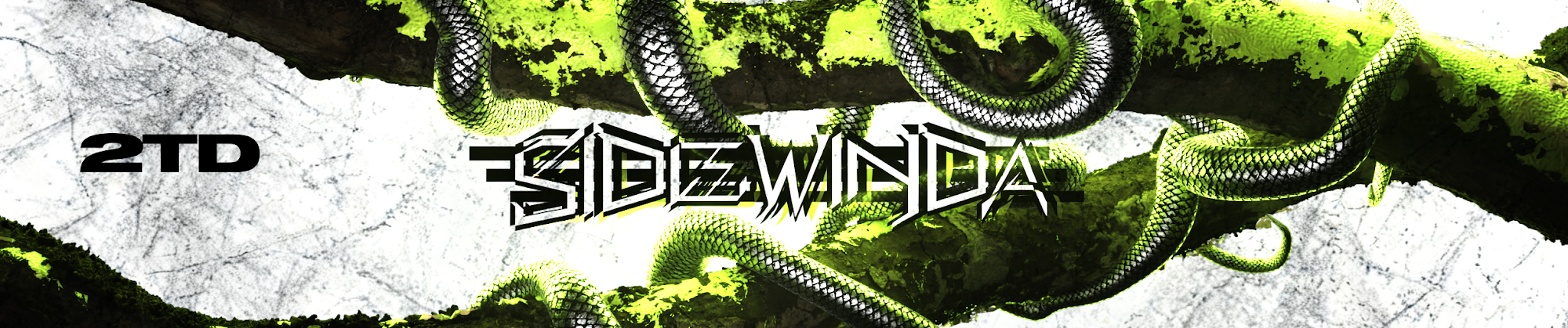 Sidewinda banner, artist lockup