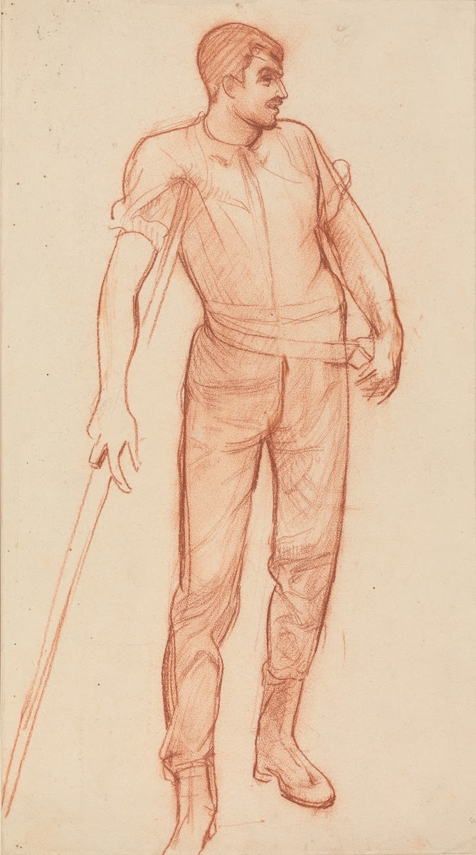 Shepherd Resting and Conversing 1897