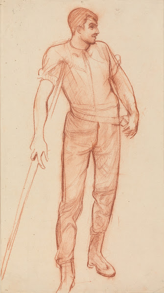 Shepherd Resting and Conversing 1897