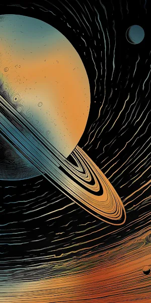 Saturn, Planet, Space, Astronomy Full HD iPhone Wallpaper Background