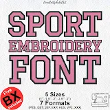 Stitch photo 4 of the Graduate Embroidery Font embroidery design
