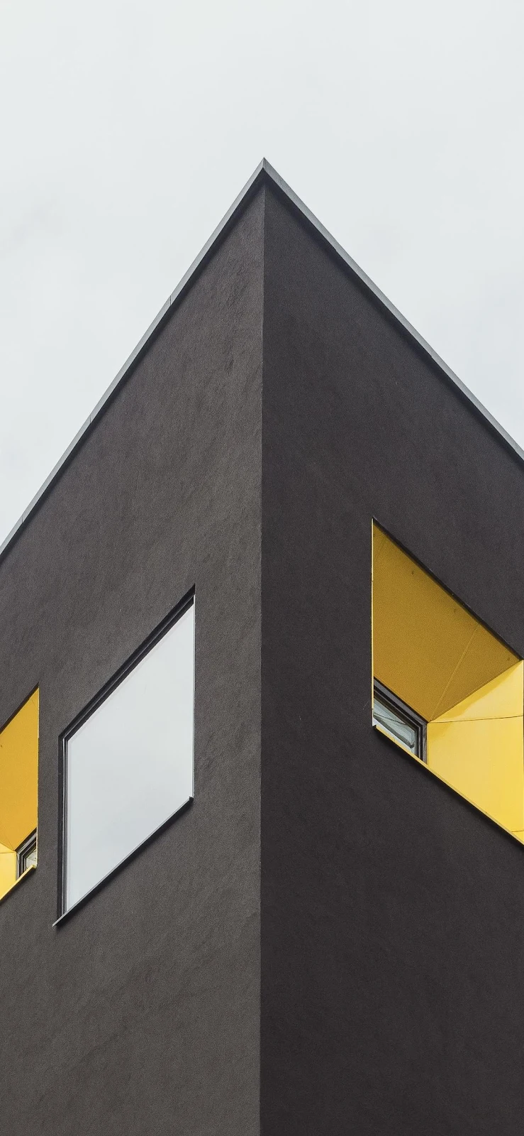 Modern Architecture, Building Exterior, Geometric Design, Minimalist Building Full HD iPhone Wallpaper Background (1153x2498)