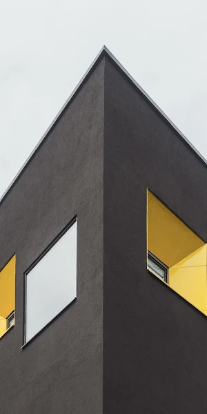 Modern Architecture, Building Exterior, Geometric Design, Minimalist Building Full HD iPhone Wallpaper Background