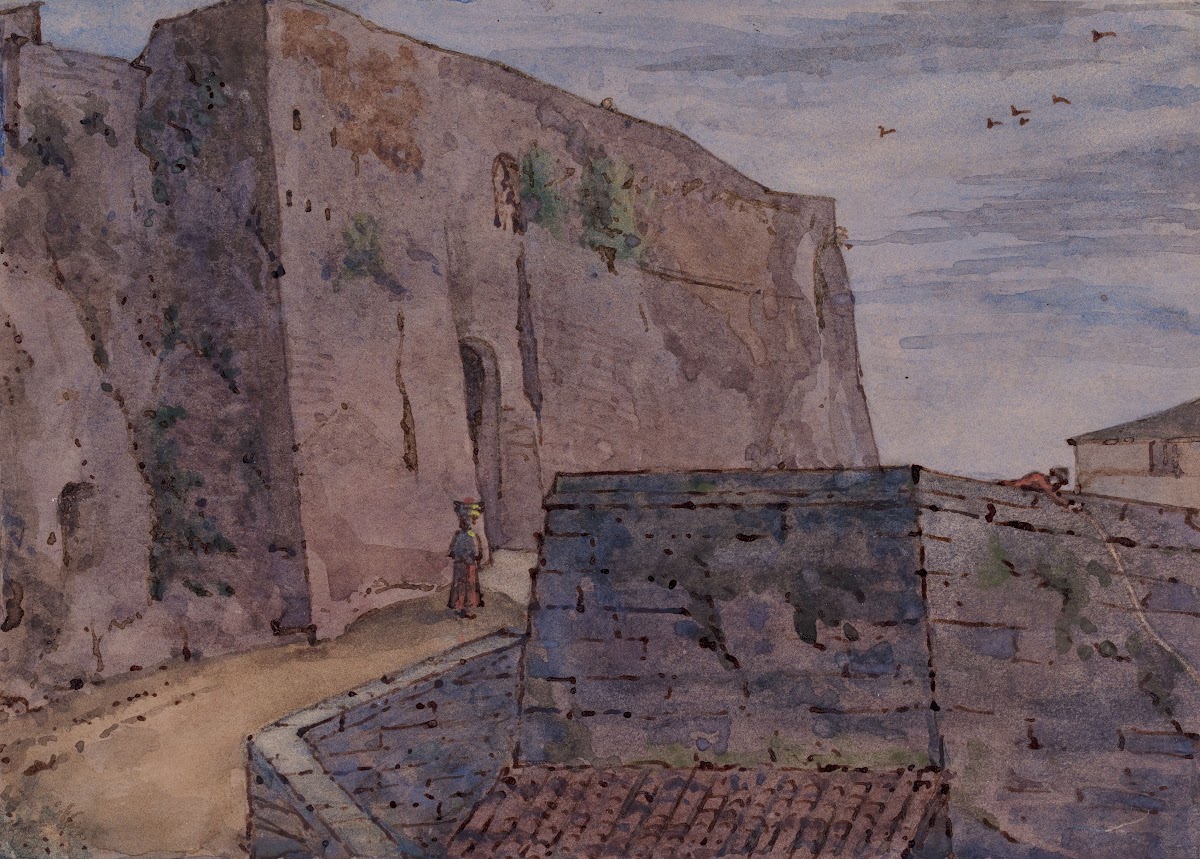 Porta Maggiore Orvieto Italy 1889