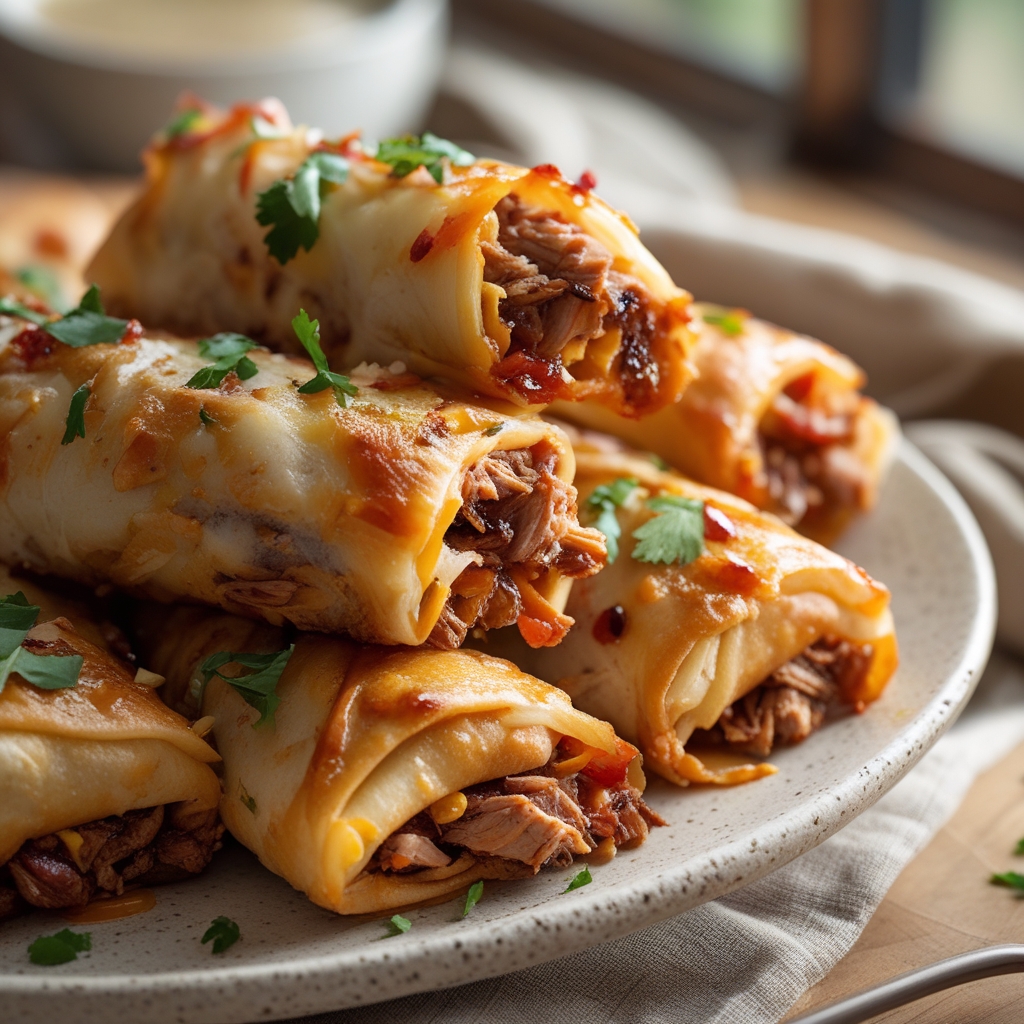 Juicy Pulled Pork Egg Rolls Recipe – Easy Homemade Comfort Food