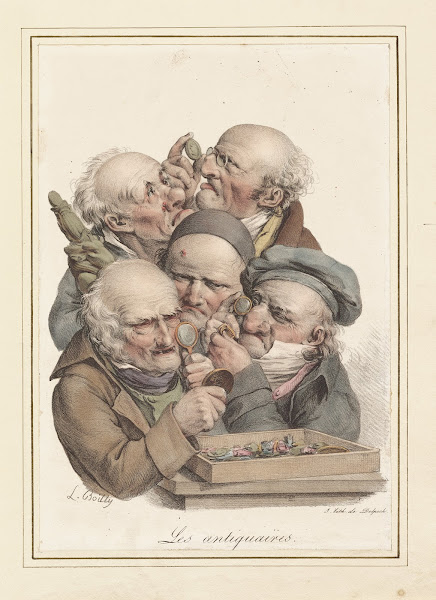 Les antiquaires from Grimaces 1823