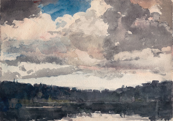 The Lone Boat North Woods Club Adirondacks 1892