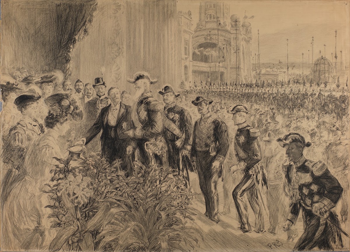 Inauguration de LExposition Internationale de Liege en 1905 1905