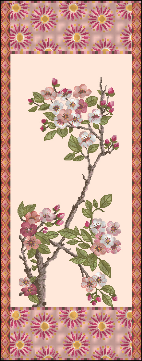 CMP XC1094 Board With Cherry Flowers