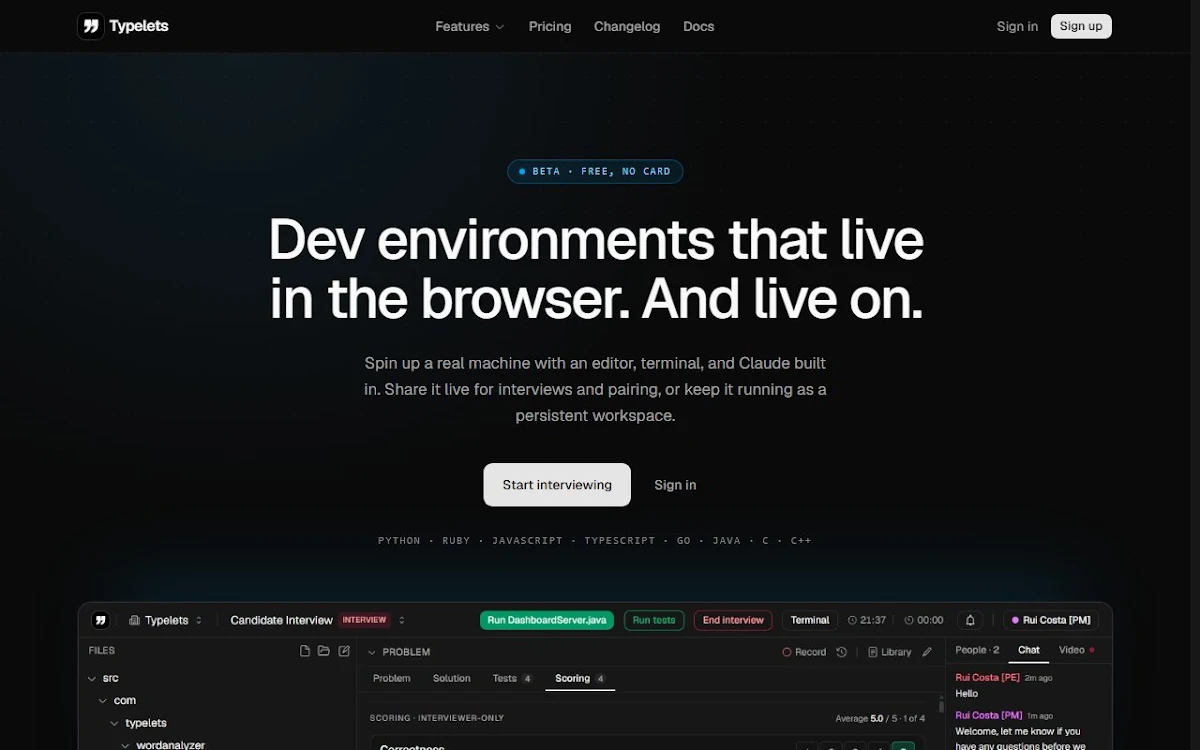 Captura de Typelets