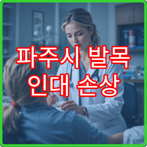 파주시 발목 인대 손상 진단과 재활 치료 과정 체계적인 병원 정보 정리
