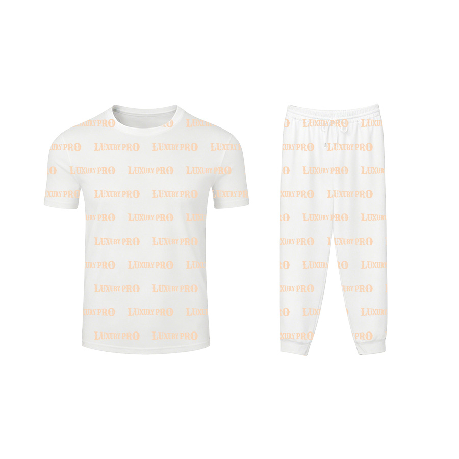 AOP EU Size Crew Neck T Shirt & AOP Sweatpants Set