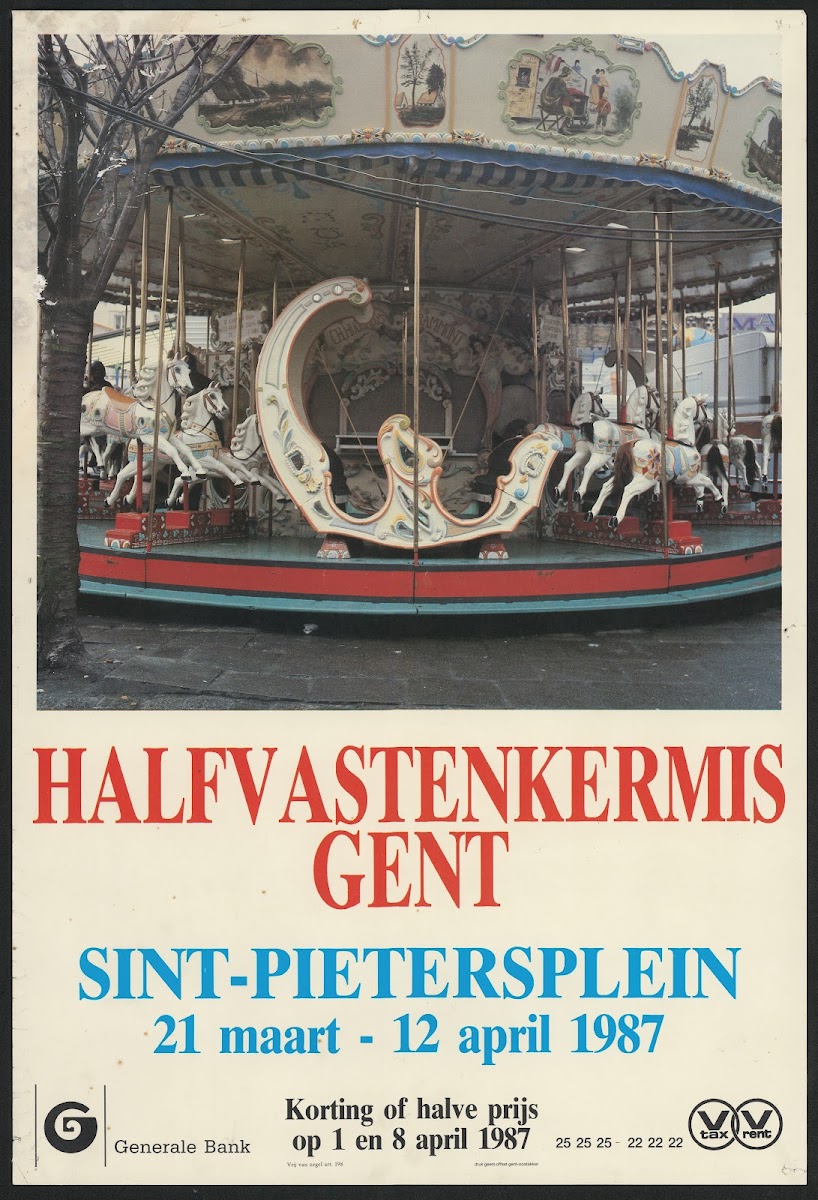 Halfvastenkermis Gent Sint Pietersplein 21 Maart  12 April 1987 1987